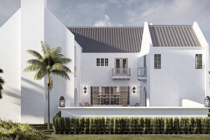 Dream House Plan - Exterior - Other Elevation 4 for Beach House Plan #455-762 - 5 bed, 4 bath