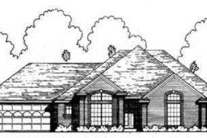 Traditional Exterior - Front Elevation Plan #40-299