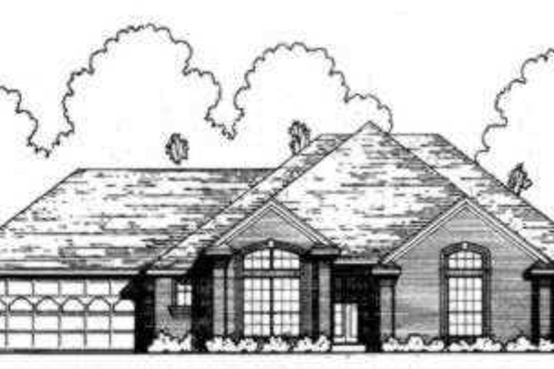 Traditional Style House Plan - 3 Beds 2 Baths 1653 Sq/Ft Plan #40-299