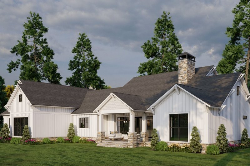 House Design - Exterior - Other Elevation 2 for Farmhouse House Plan #923-419 - 3 bed, 3.5 bath