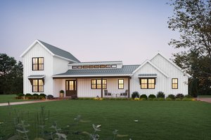 Farmhouse Exterior - Front Elevation Plan #48-1077