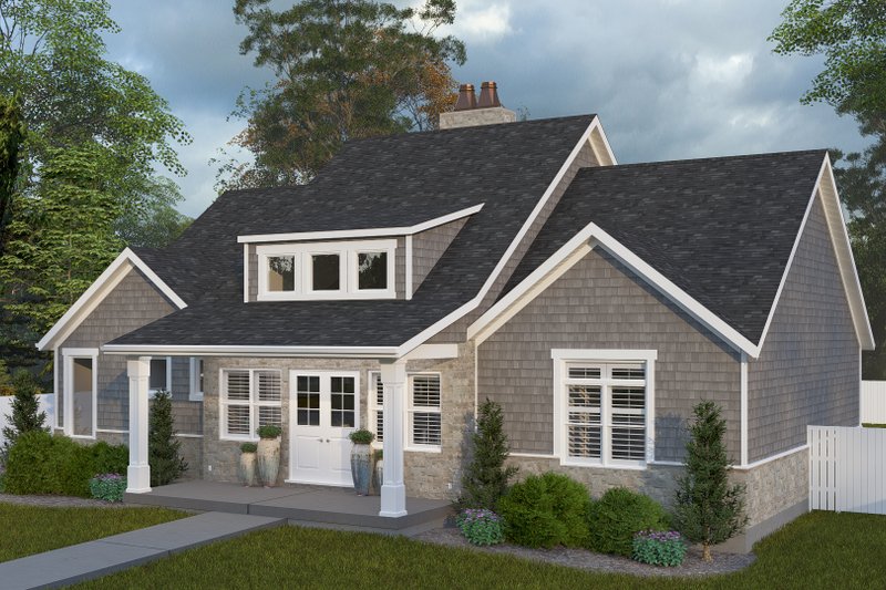 Dream House Plan - Exterior - Front Elevation 3 for Cottage House Plan #1060-364 - 3 bed, 3.5 bath