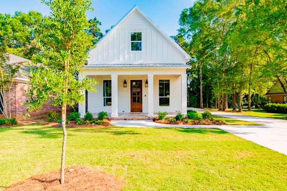 Exterior - Front Elevation 4 for Cottage House Plan #430-117 - 4 bed, 2.5 bath