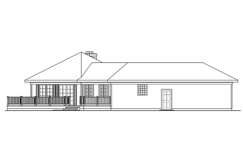 Dream House Plan - Exterior - Other Elevation for Country House Plan #124-169 - 2 bed, 2.5 bath