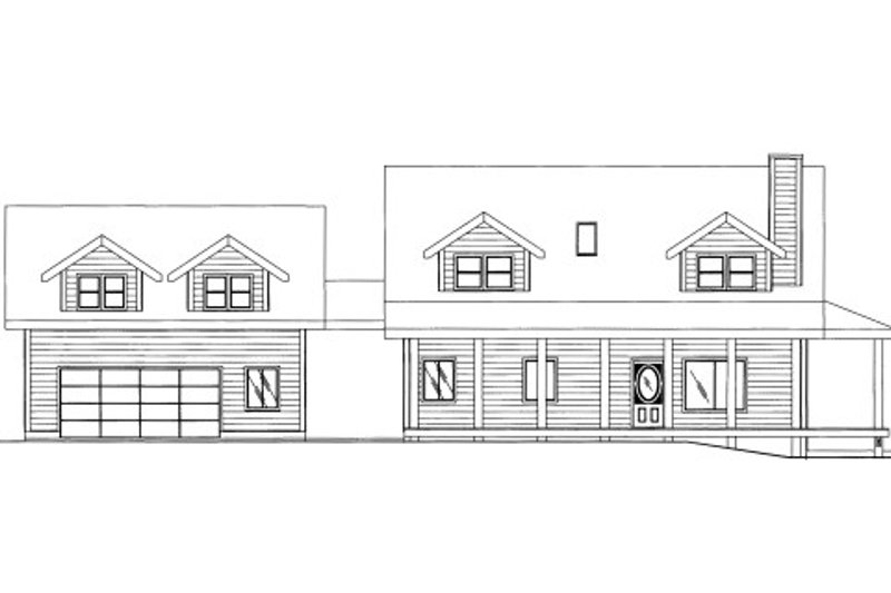 Dream House Plan - Bungalow Exterior - Front Elevation Plan #117-729