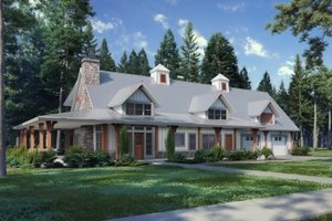 Barndominium Exterior - Front Elevation Plan #942-61