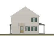Colonial Style House Plan - 3 Beds 2.5 Baths 1855 Sq/Ft Plan #460-12 Exterior 