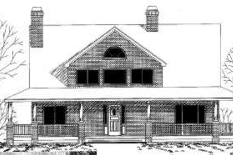 Country Style House Plan - 4 Beds 3.5 Baths 2733 Sq/Ft Plan #303-333