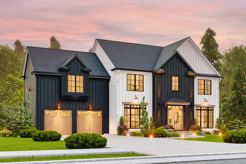 Home Plan - Exterior - Front Elevation 5 for Craftsman House Plan #54-711 - 3 bed, 2 bath