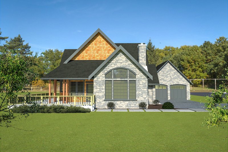 House Design - Exterior - Other Elevation for Cottage House Plan #1070-213 - 2 bed, 2.5 bath