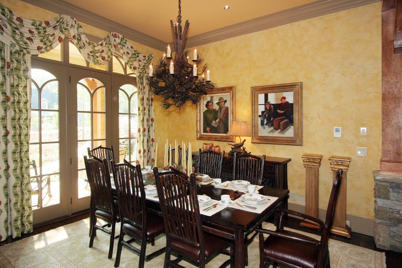 House Blueprint - Interior - Dining Room for Craftsman House Plan #54-528 - 4 bed, 3.5 bath