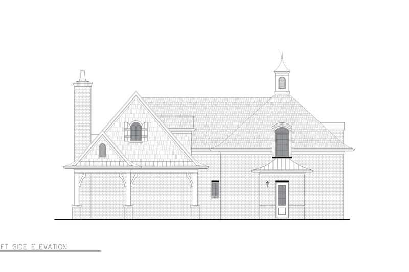 Dream House Plan - Exterior - Other Elevation for Traditional House Plan #54-728, 0 bath