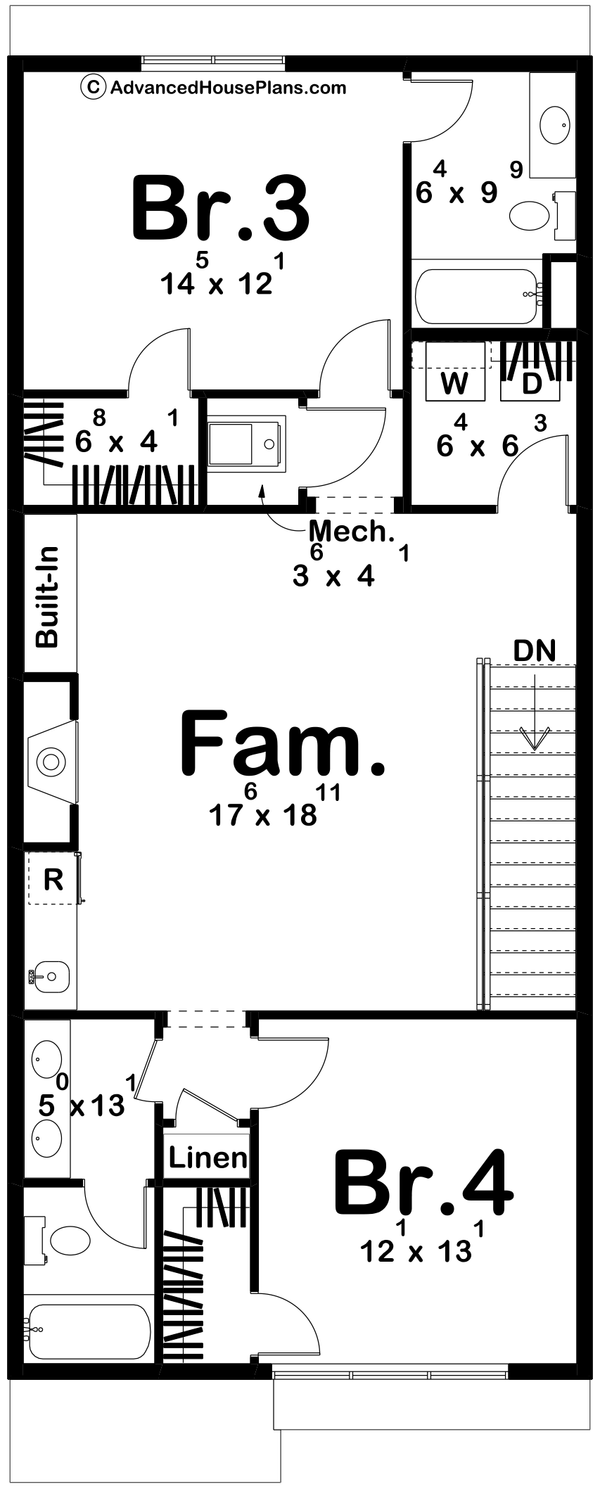 Architectural House Design - Modern Floor Plan - Other Floor Plan #455-724