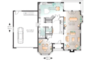 European Style House Plan - 4 Beds 2.5 Baths 3180 Sq/Ft Plan #23-665 