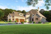 European Style House Plan - 5 Beds 3.5 Baths 4719 Sq/Ft Plan #923-111 