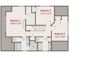 Craftsman Style House Plan - 4 Beds 3 Baths 2116 Sq/Ft Plan #461-3 