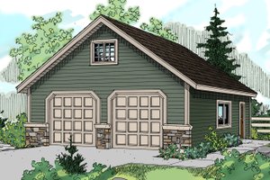 Traditional Exterior - Front Elevation Plan #124-633