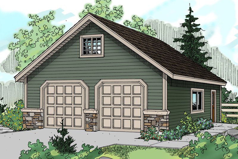 Home Plan - Traditional Exterior - Front Elevation Plan #124-633