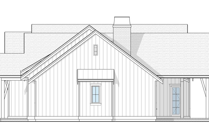 House Blueprint - Exterior - Other Elevation 1 for Farmhouse House Plan #1114-122 - 3 bed, 2.5 bath
