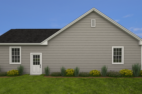 Exterior - Other Elevation 2 for Ranch House Plan #1082-7 - 3 bed, 2 bath