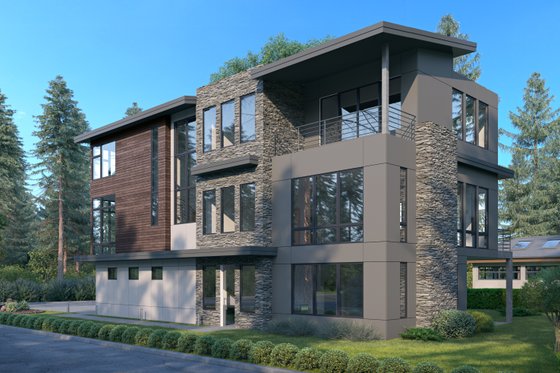 Exterior - Other Elevation for Contemporary House Plan #1066-191 - 6 bed, 4.5 bath