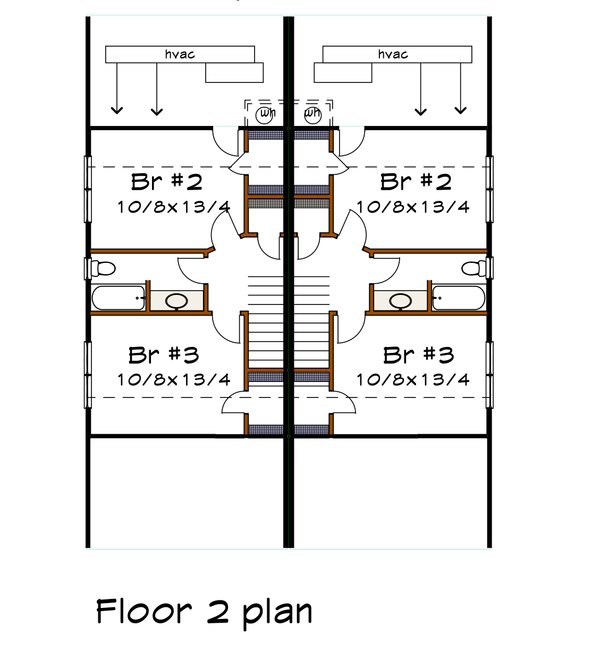Home Plan - Bungalow Floor Plan - Upper Floor Plan #79-362