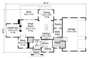 House Plan - 4 Beds 2.5 Baths 3465 Sq/Ft Plan #51-540 