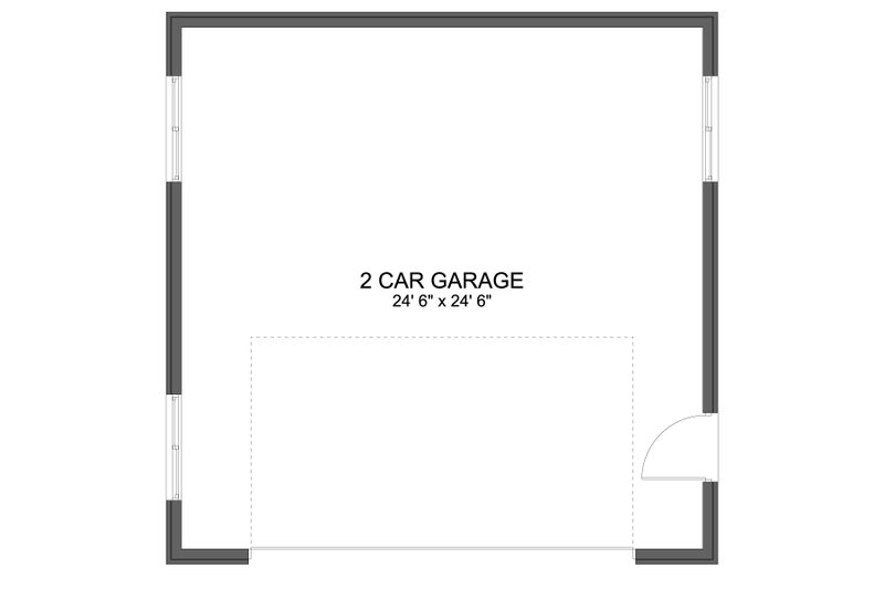 House Blueprint - Floor Plan - Main Floor for Craftsman House Plan #1060-359, 0 bath