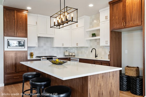 Interior - Kitchen for Ranch House Plan #124-1194 - 3 bed, 2 bath