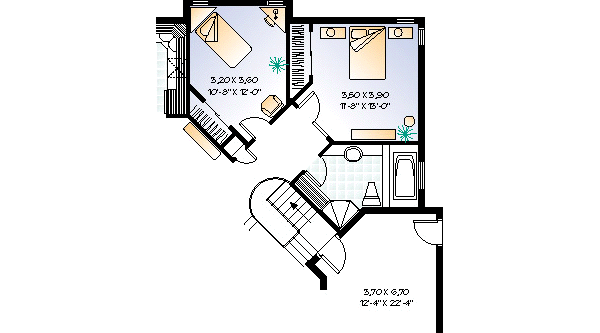 European Floor Plan - Other Floor Plan #23-1005