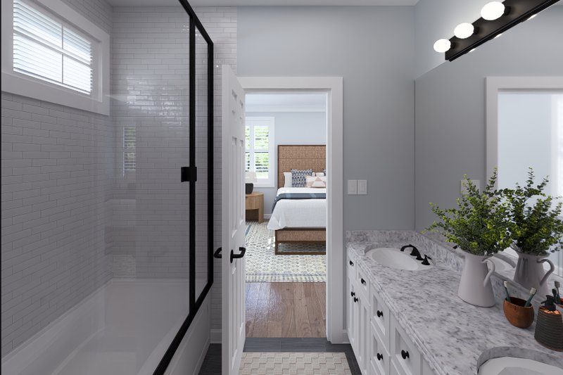 Dream House Plan - Interior - Master Bathroom 1 for Farmhouse House Plan #1060-492 - 3 bed, 3 bath