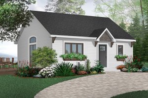 Dream House Plan - Cottage Exterior - Front Elevation Plan #23-113