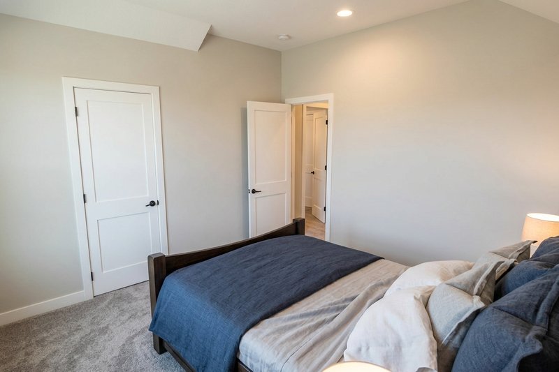 Architectural House Design - Interior - Bedroom 3 for Farmhouse House Plan #51-1549 - 4 bed, 3.5 bath