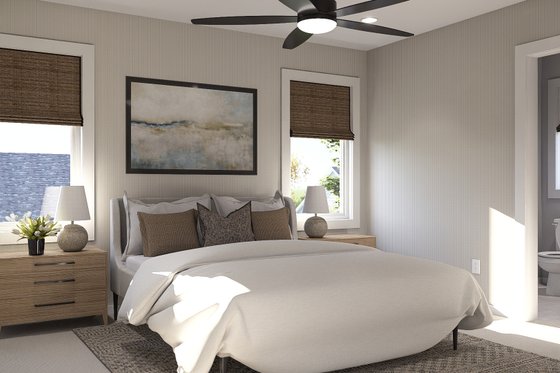 Interior - Master Bedroom for Traditional House Plan #455-671 - 3 bed, 2.5 bath