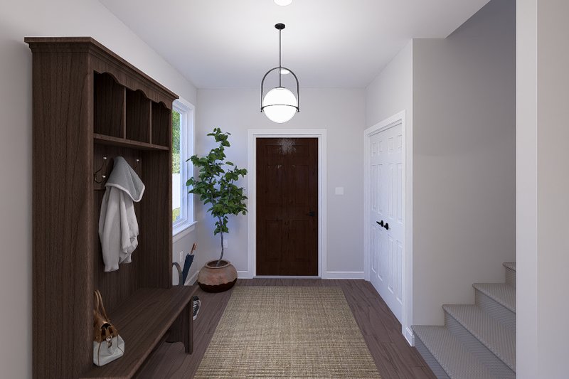 Architectural House Design - Interior - Entry for Farmhouse House Plan #1060-254 - 3 bed, 2.5 bath