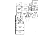 European Style House Plan - 4 Beds 3 Baths 3140 Sq/Ft Plan #15-257 