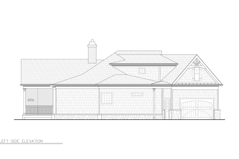 Architectural House Design - Exterior - Other Elevation for Craftsman House Plan #119-482 - 3 bed, 2.5 bath