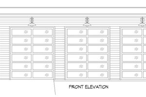 Exterior - Front Elevation 3 for Modern House Plan #932-358 - 2 bed, 1 bath
