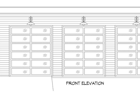 Exterior - Front Elevation 3 for Modern House Plan #932-358 - 2 bed, 1 bath