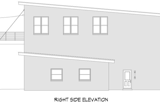 Exterior - Other Elevation 1 for Contemporary House Plan #932-151 - 3 bed, 2 bath