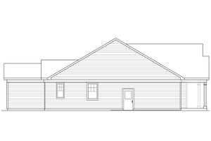 Exterior - Other Elevation for Cottage House Plan #124-1063 - 3 bed, 2 bath