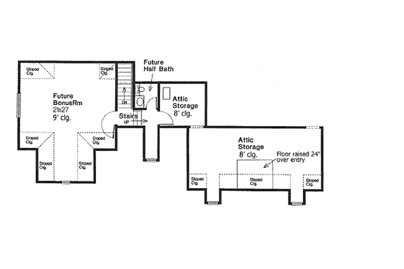 Dream House Plan - Floor Plan - Other Floor for Traditional House Plan #310-691 - 3 bed, 2.5 bath