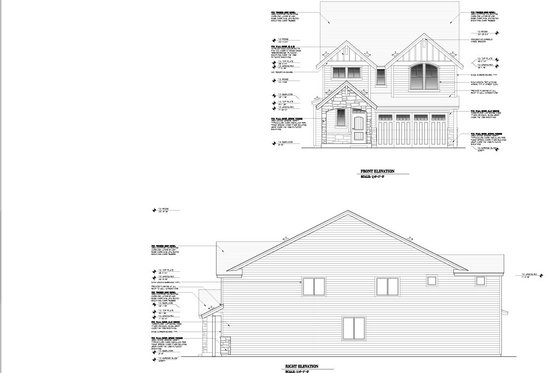 Exterior - Other Elevation for Craftsman House Plan #53-693 - 5 bed, 2.5 bath