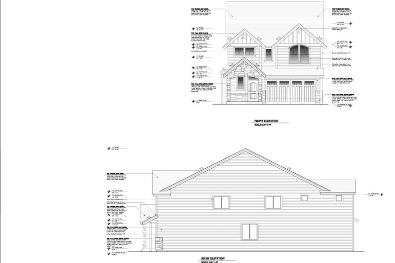 Home Plan - Exterior - Other Elevation for Craftsman House Plan #53-693 - 5 bed, 2.5 bath
