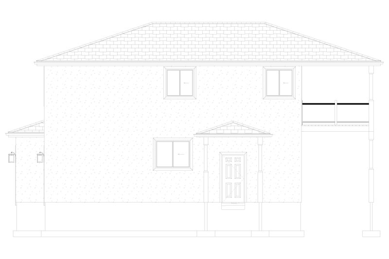 House Design - Exterior - Other Elevation 2 for Craftsman House Plan #1060-327 - 2 bed, 2 bath
