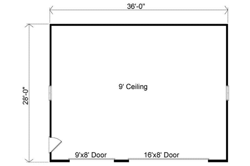 House Design - Floor Plan - Main Floor for Traditional House Plan #22-454, 0 bath