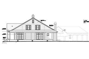 Exterior - Rear Elevation for Southern House Plan #15-259 - 5 bed, 3.5 bath