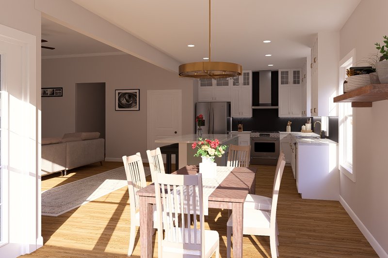 Dream House Plan - Interior - Dining Room for Cottage House Plan #513-2174 - 4 bed, 3.5 bath