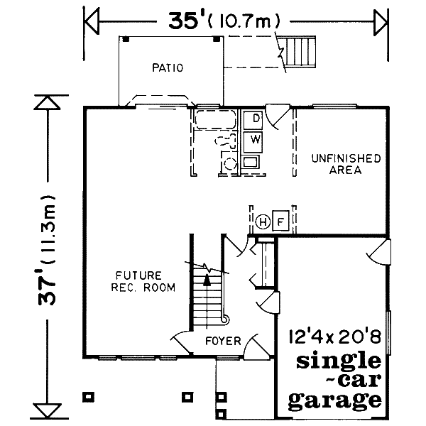 Traditional Floor Plan - Main Floor Plan #47-579