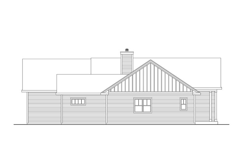House Design - Exterior - Other Elevation 1 for Craftsman House Plan #124-1439 - 4 bed, 3.5 bath
